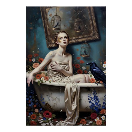 Dark Romantic Gothic Design Perfect Poster (Voorkant)