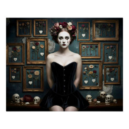 Dark Romantic Gothic Design Perfect Poster