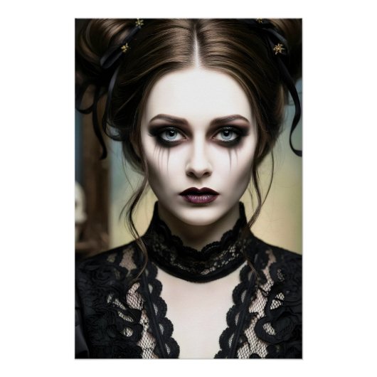 Dark Romantic Gothic Design Perfect Poster (Voorkant)