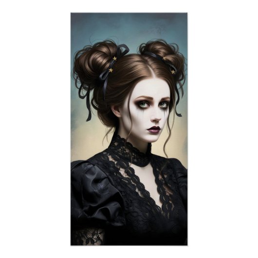 Dark Romantic Gothic Design Perfect Poster (Voorkant)