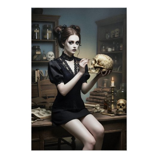 Dark Romantic Gothic Design Perfect Poster (Voorkant)