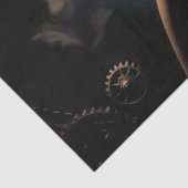 Dark Romantic Raven Motif Tissuepapier (Detail)