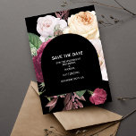 Dark Romantic Waterverf Floral Dutch Masters Save The Date<br><div class="desc">De vraag is opgeworpen, het gezin is op de hoogte gebracht, de plannen beginnen samen te komen. Haal nu de opwinding van je gasten met een verbluffende opslagkaart! Voeg een foto, de datum, een persoonlijk bericht en een stempel toe en u bent goed om te gaan! Kies onze donkere Romantische...</div>