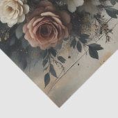 Dark Romantic Woman Portrait Decoupage Tissuepapier (Detail)