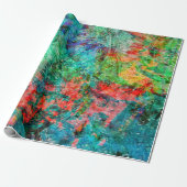 Dark rosy Wrapping Paper,Cozy decorative darkness Cadeaupapier (Uitgerold)