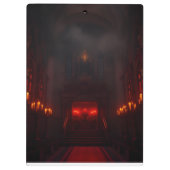 Dark Royal Halloween Gothic Design Klembord (Achterkant)