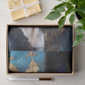 Dark Royalty-harlekijn Abstracte art decoupage Tissuepapier (Geschenk)