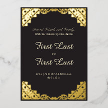 Dark Royalty-huwelijksuitnodiging