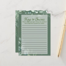 Dark Sage Botanical Afstuderen Keys to Success