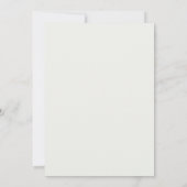 Dark Sage Green Botanical Wedding Kaart (Achterkant)