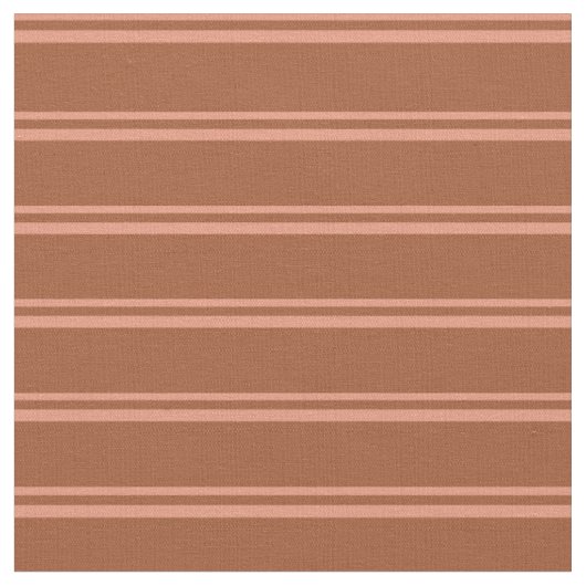 Dark Salmon en Sienna Lines Stof (Close Up)