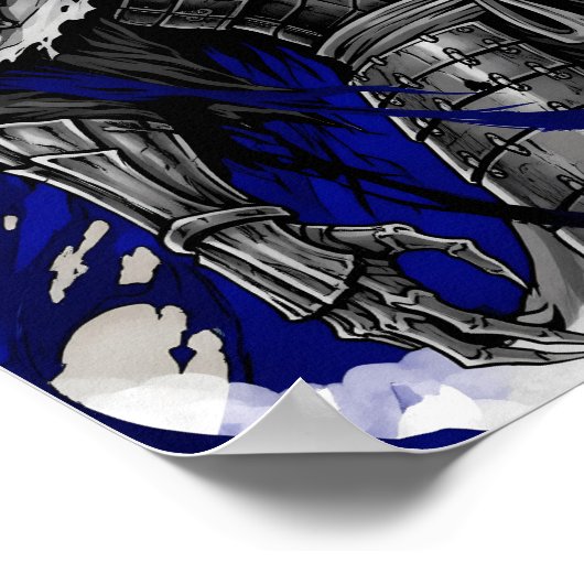 Dark Samurai Demon Warrior Poster (Hoek)