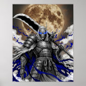 Dark Samurai Demon Warrior Poster (Voorkant)
