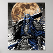 Dark Samurai Demon Warrior Poster (Voorkant)