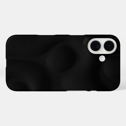 Dark Sculpted Minimal Matte Phone Case (Achterkant (horizontaal))