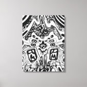 Dark Shades Phrame Canvas Afdruk (Voorkant)