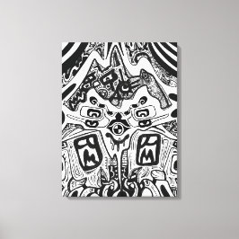 Dark Shades Phrame Canvas Afdruk