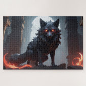 Dark Shadow Fox Legpuzzel (Horizontaal)