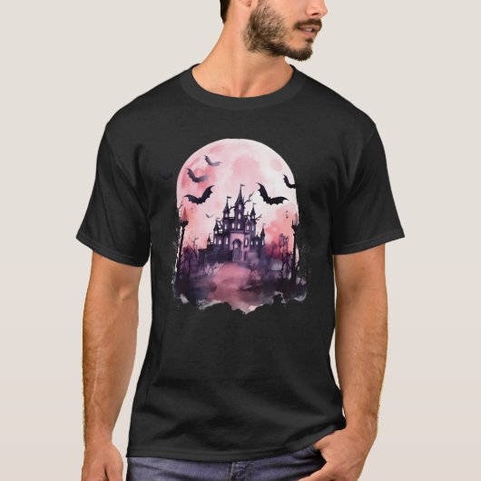 Dark Shadows: Haunted House Art & Gear aangekondig T-shirt (Voorkant)