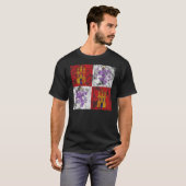 Dark Shirt van Castilla en León-Mannen (Voorkant volledig)
