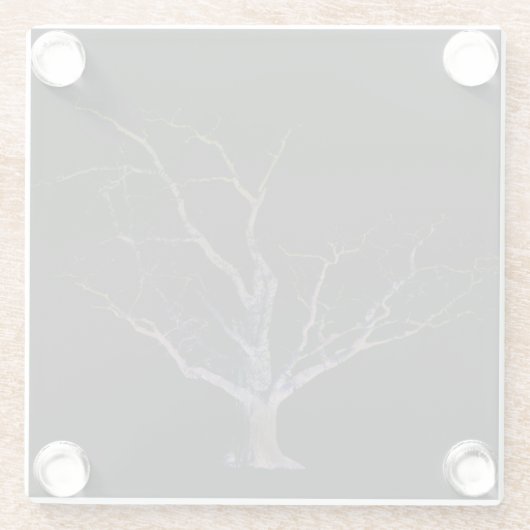 Dark Side 2 coasterm Glazen Onderzetter (Achterkant)