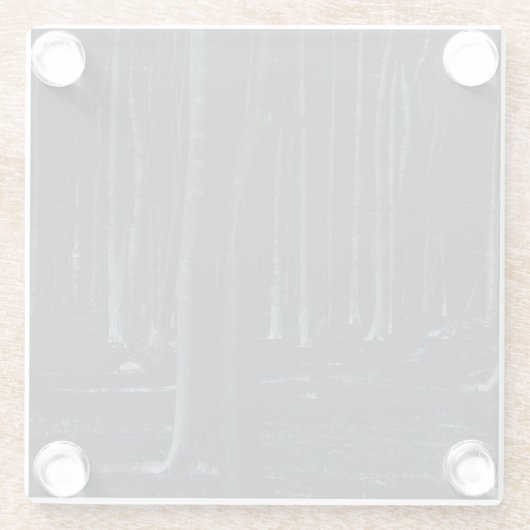 Dark Side 6 coastera Glazen Onderzetter (Achterkant)