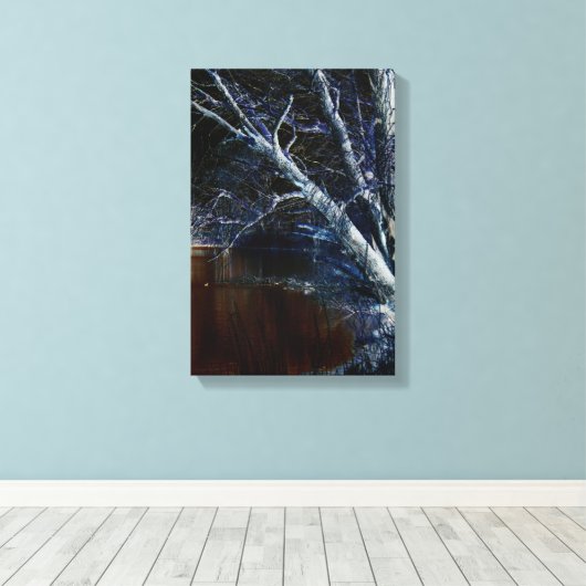 Dark Side 7 11x16.5 (27.5x41.25cm) wacm Canvas Afdruk (Insitu (Houten vloer))