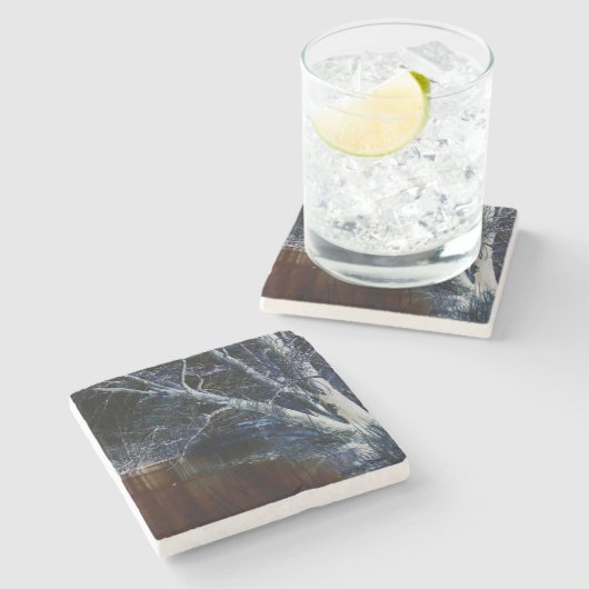 Dark Side 7 coastercnm Stenen Onderzetter (Zijkant)