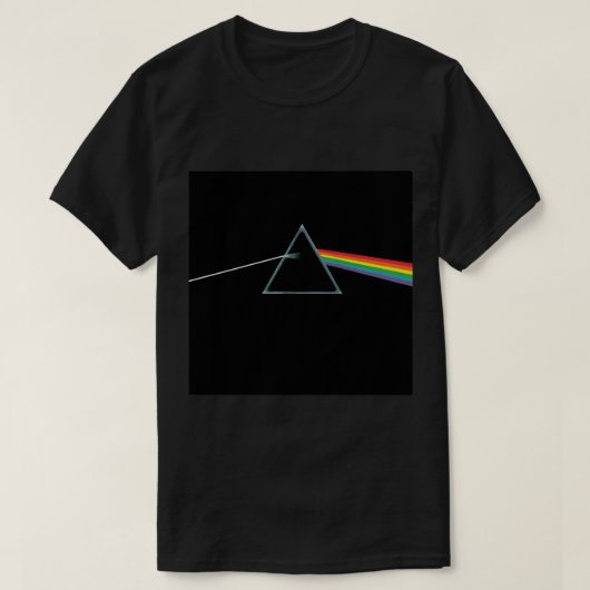 Dark Side of the Moon Album Cover Art Print T-shirt (Design voorkant)