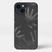 Dark Simple Slime iPhone 13 Case Hoesje (Achterkant)