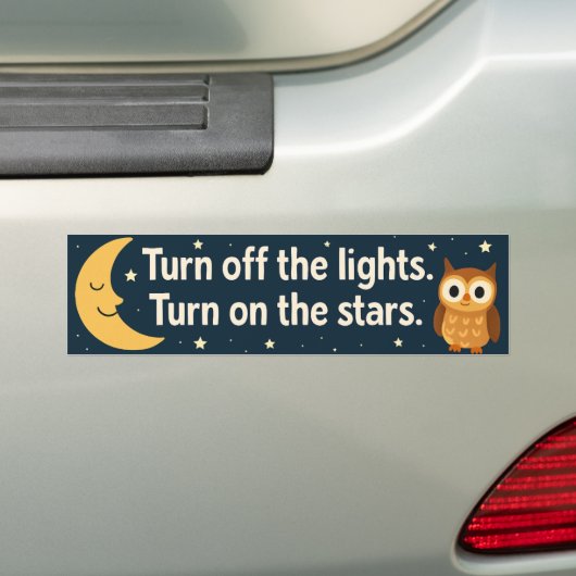 Dark Skies Bumper Sticker (Op auto)