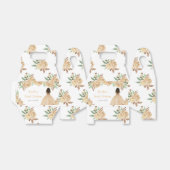 Dark Skin Princess Peach Floral Sweet Sixteen Bedankdoosjes (Uitgevouwen)