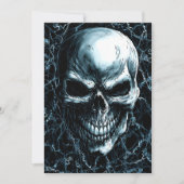 Dark Skull thema Halloween Kaart (Voorkant)