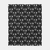Dark Skulls Fleece Deken (Voorkant)