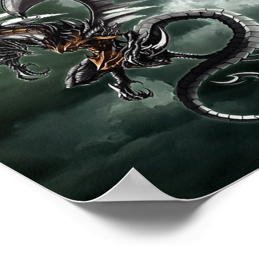 Dark Sky Dragon Poster (Hoek)