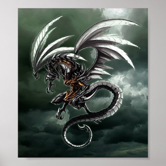 Dark Sky Dragon Poster (Voorkant)