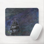 Dark Sky Ship Collage Mousepad Muismat (Met muis)