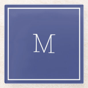 Dark Slate Blue Glass Onderzetter