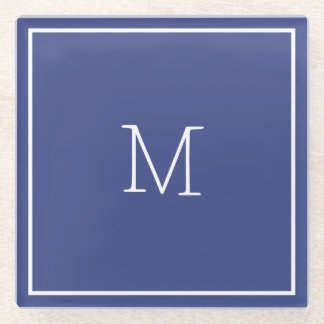 Dark Slate Blue Glass Onderzetter