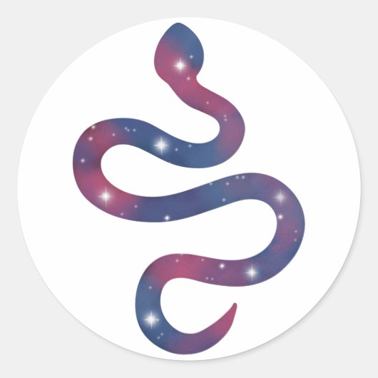 Dark Snake Starscape Sticker (Voorkant)