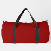 Dark Snoep Apple Red Solid Color Aangepaste naam Plunjezak (Achterkant)