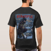 Dark Snow Kunoichi – Shadow Ninja Art T-shirt (Achterkant)