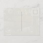 Dark / soft academia scrapbook collage briefkaart (Achterkant)