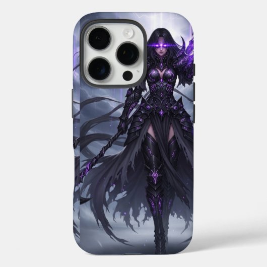 Dark Sorceress Power iPhone 16 Pro Case (Achterkant)