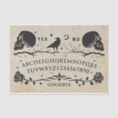 Dark  Spirit Talking Board Raven Decoupage Tissuepapier (Voorkant)