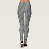 Dark Squiggles Leggings (Achterkant)