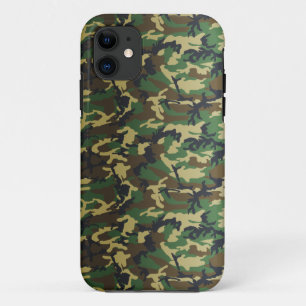 Dark Standard Woodland Camo Case-Mate iPhone Case