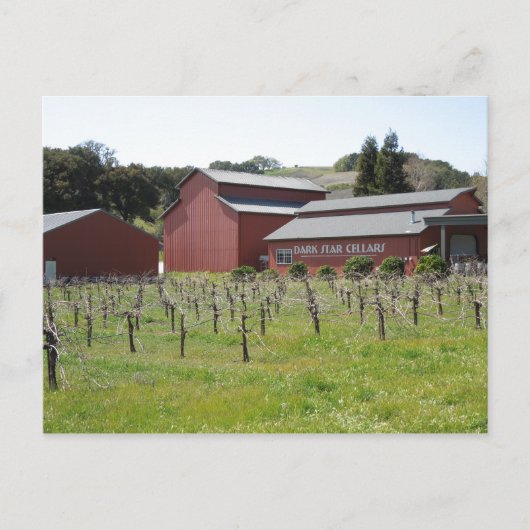 Dark Star Cellars Winery in Paso Robles, CA Briefkaart (Voorkant)