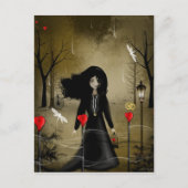 Dark Steampunk Valentijn Briefkaart (Voorkant)