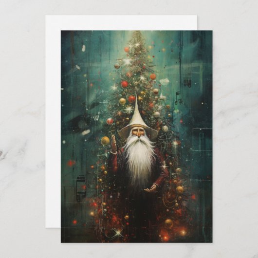 Dark Strange Ongebruikelijke Kerst Kaarten (Voorkant / Achterkant)